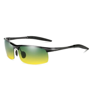 Men's Aluminium Magnesium Frame TAC Lens Rectangle Sunglasses