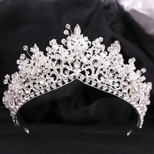 Women's Zinc Alloy Water Drop Pattern Tiaras Bridal Classic Crown