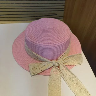 Women's Straw Solid Pattern Glamorous Sun Protection Beach Hat