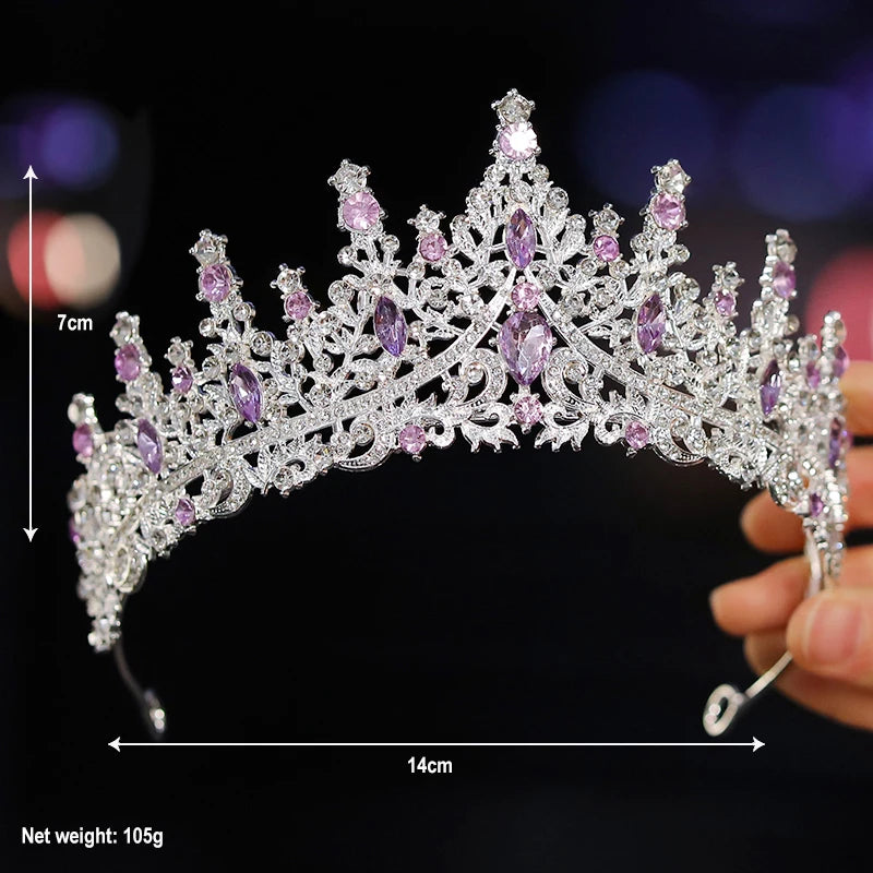 Women's Zinc Alloy Plant Pattern Tiaras Bridal Classic Crown