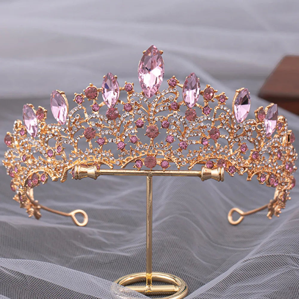 Women's Zinc Alloy Plant Pattern Tiaras Bridal Classic Crown