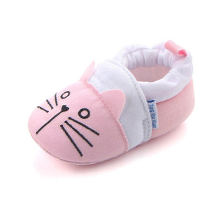 Baby's Cotton Round Toe Quick-Dry Cartoon Pattern Casual Shoes