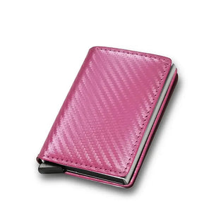 Men's PU Leather Solid Pattern Credit Card Holder Trendy Wallets