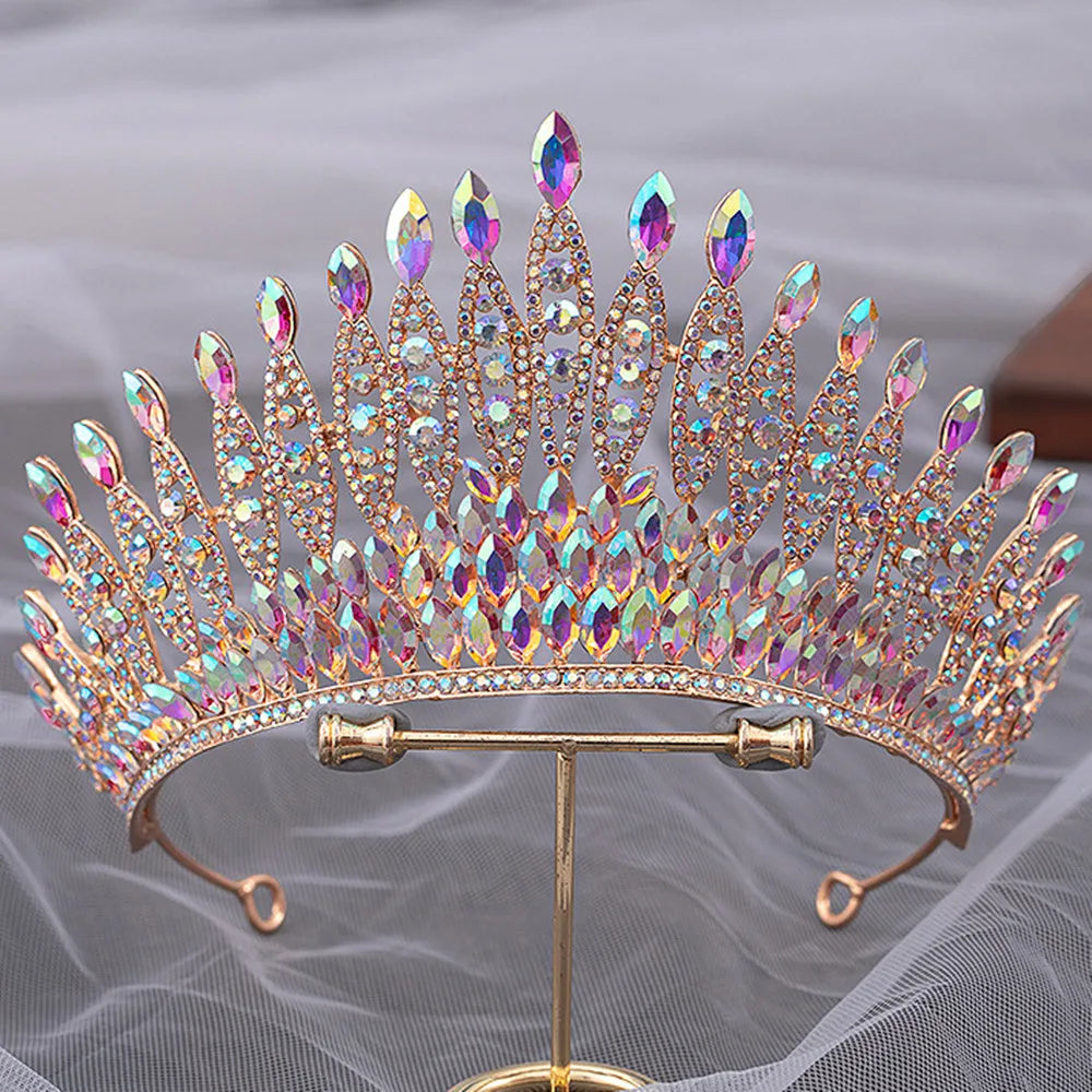 Women's Zinc Alloy Plant Pattern Tiaras Bridal Classic Crown