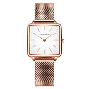 Women's Alloy Case Folding Clasp Luxurious Quartz Wrist Watch