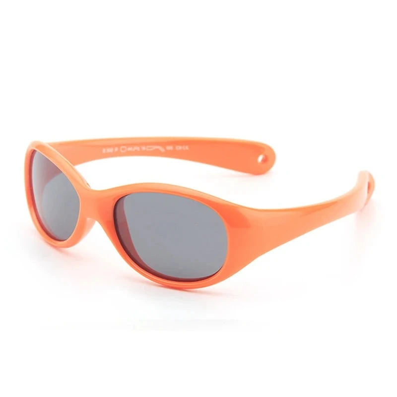 Kid's TR-90 Frame TAC Lens Cute Oval Shaped UV400 Sunglasses