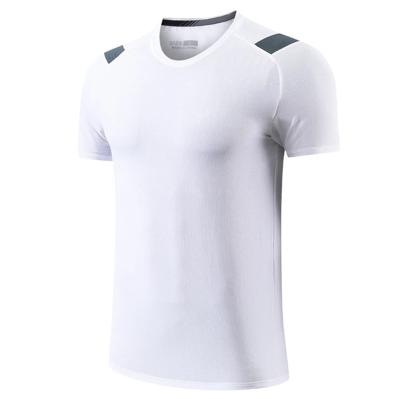 Men's Microfiber Short Sleeve Pullover Closure Sportswear T-Shirt