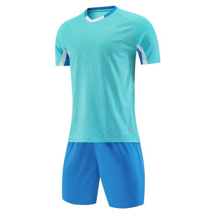 Men's Polyester Short Sleeve T-Shirt With Shorts Workout Set