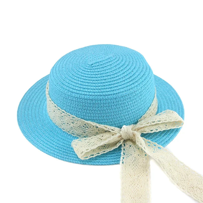 Women's Straw Solid Pattern Glamorous Sun Protection Beach Hat