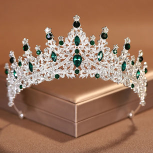 Women's Zinc Alloy Plant Pattern Tiaras Bridal Classic Crown