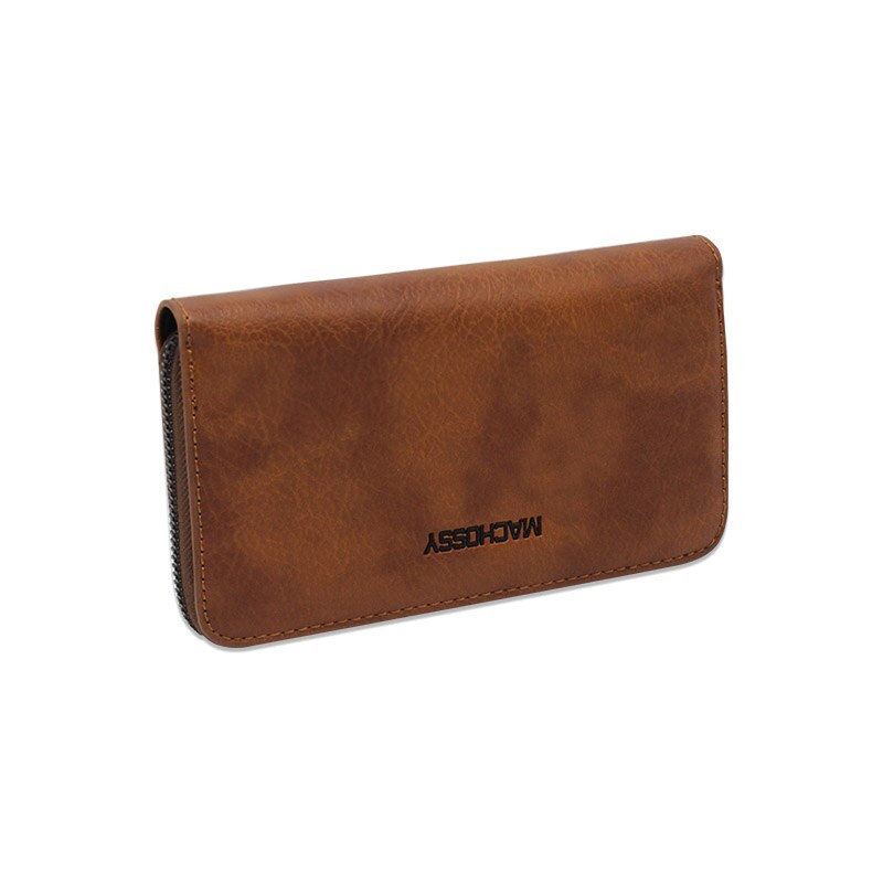 Men's PU Card Holders Plain Pattern Casual Wear Coin Wallets