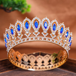 Women's Zinc Alloy Plant Pattern Tiaras Bridal Classic Crown