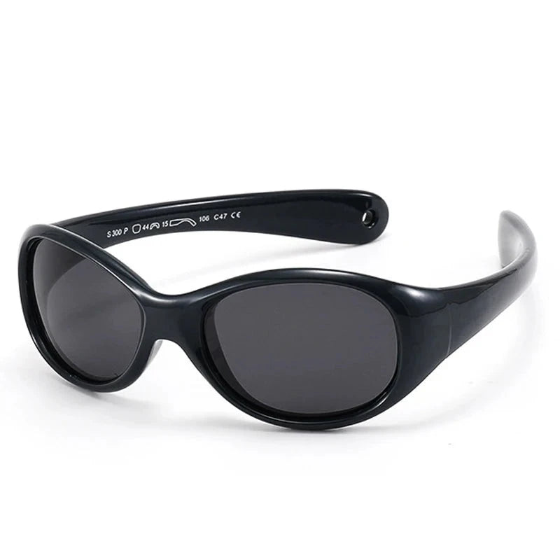 Kid's TR-90 Frame TAC Lens Polarized UV400 Oval Shape Sunglasses