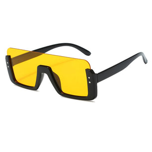 Kid's Polycarbonate Frame Square Shape UV400 Protection Sunglasses