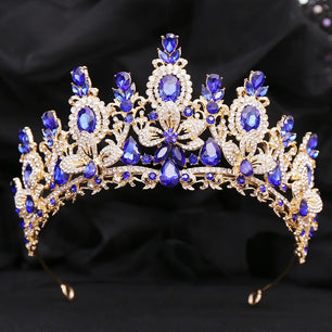 Women's Crystal Zinc Alloy Geometric Pattern Bridal Wedding Crown