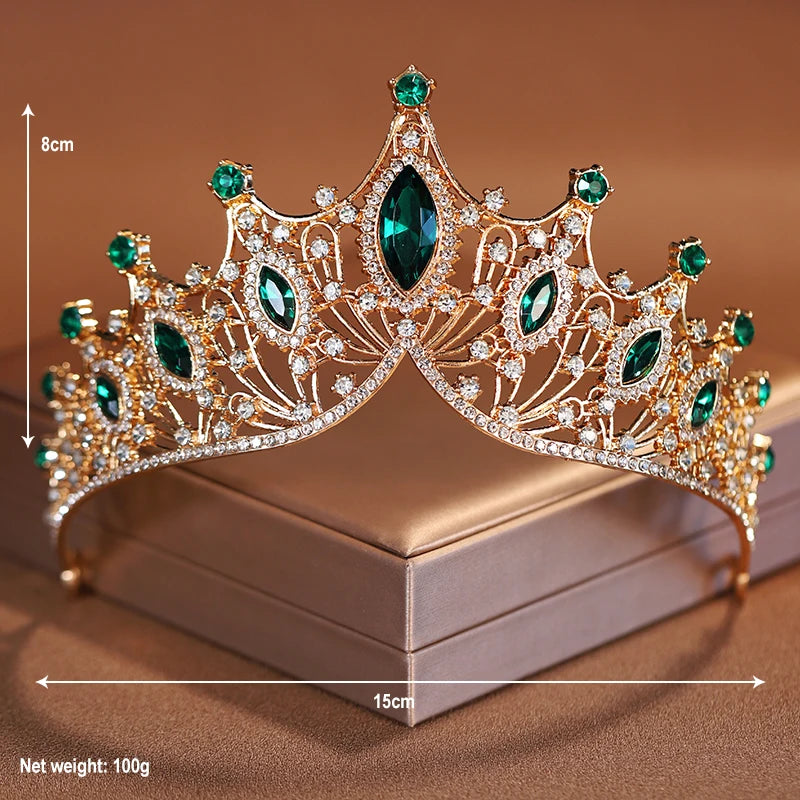 Women's Zinc Alloy Plant Pattern Tiaras Bridal Classic Crown