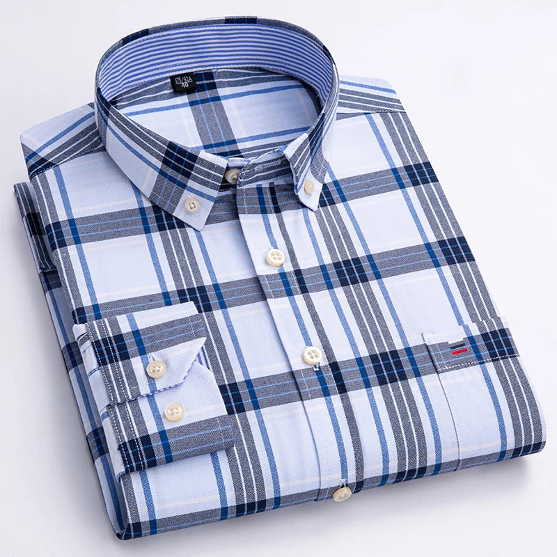 Men's Cotton Turndown Collar Full Sleeves Casual Wear Shirts