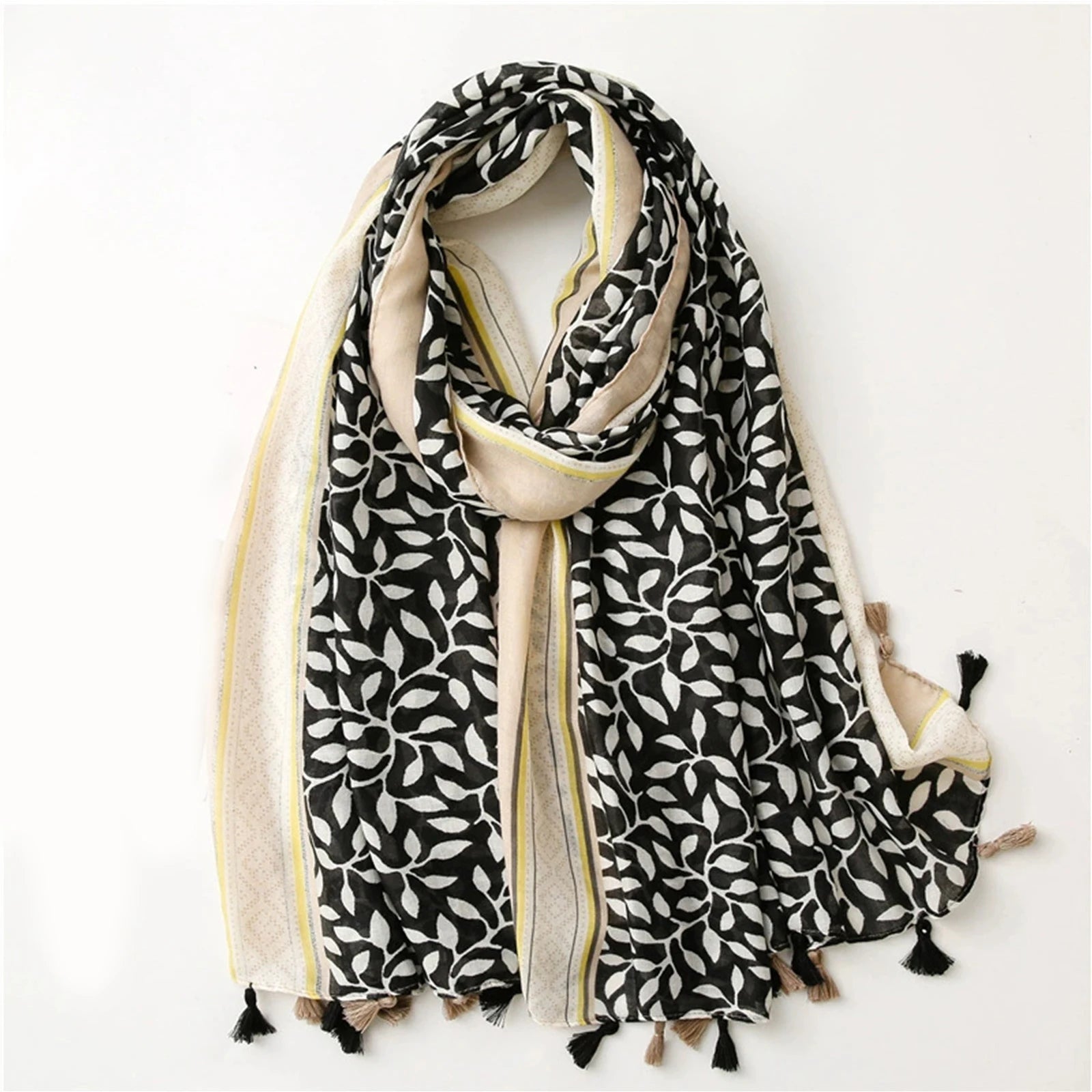 Women's Silk Head Wrap Printed Pattern Trendy Beach Scarves