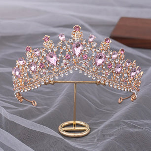 Women's Zinc Alloy Plant Pattern Tiaras Bridal Classic Crown