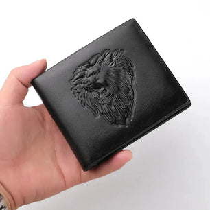 Men's PU Leather Patchwork Pattern Card Holder Mini Trendy Wallets