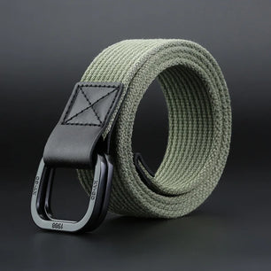 Men's Canvas Buckle Closure Solid Pattern Casual Wear Belts