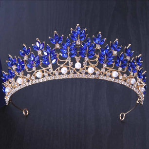 Women's Zinc Alloy Plant Pattern Tiaras Bridal Classic Crown