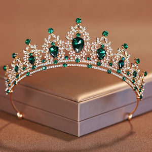 Women's Zinc Alloy Plant Pattern Tiaras Bridal Classic Crown