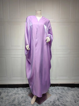 Women's Arabian Polyester Full Sleeve Solid Pattern Casual Abaya