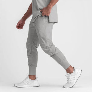 Men's Polyester Drawstring Closure Sweatpants Gymwear Trousers