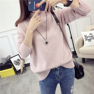 Women's Mock Neck Acrylic Full Sleeves Casual Wear Pullover Sweater