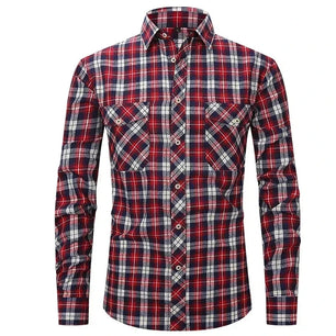 Men's Cotton Turndown Collar Full Sleeves Casual Wear Shirts