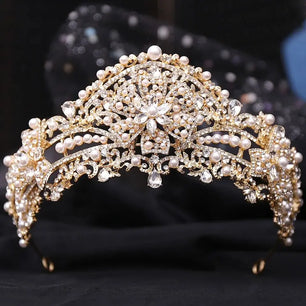 Women's Zinc Alloy Geometric Pattern Tiaras Bridal Wedding Crown