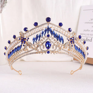 Women's Zinc Alloy Plant Pattern Tiaras Bridal Classic Crown