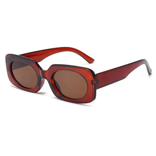 Women's Polycarbonate Frame Square Shape UV400 Sunglasses