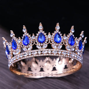 Women's Zinc Alloy Plant Pattern Tiaras Bridal Classic Crown