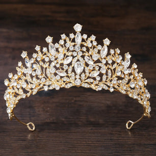 Women's Crystal Zinc Alloy Geometric Pattern Bridal Wedding Crown