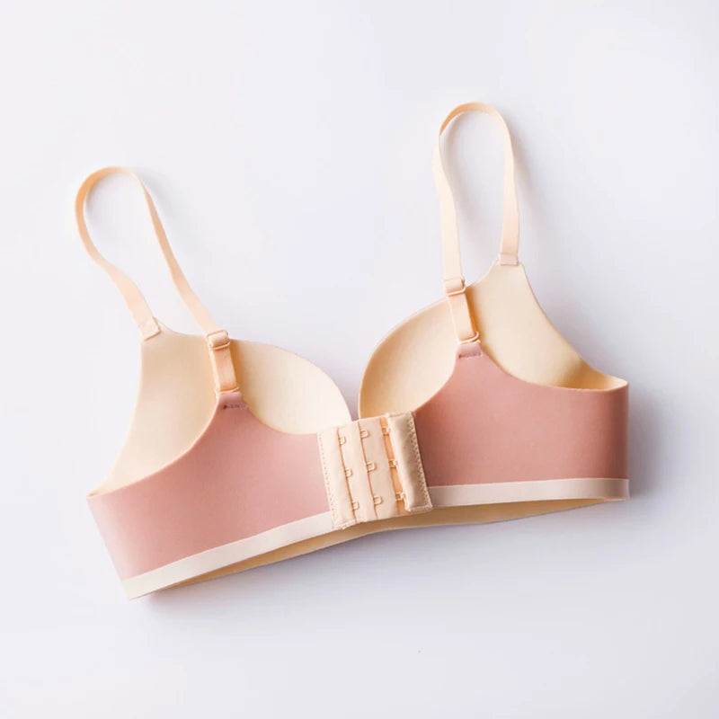 Women's Polyester Non-Convertible Straps Back Closure Push Up Bra