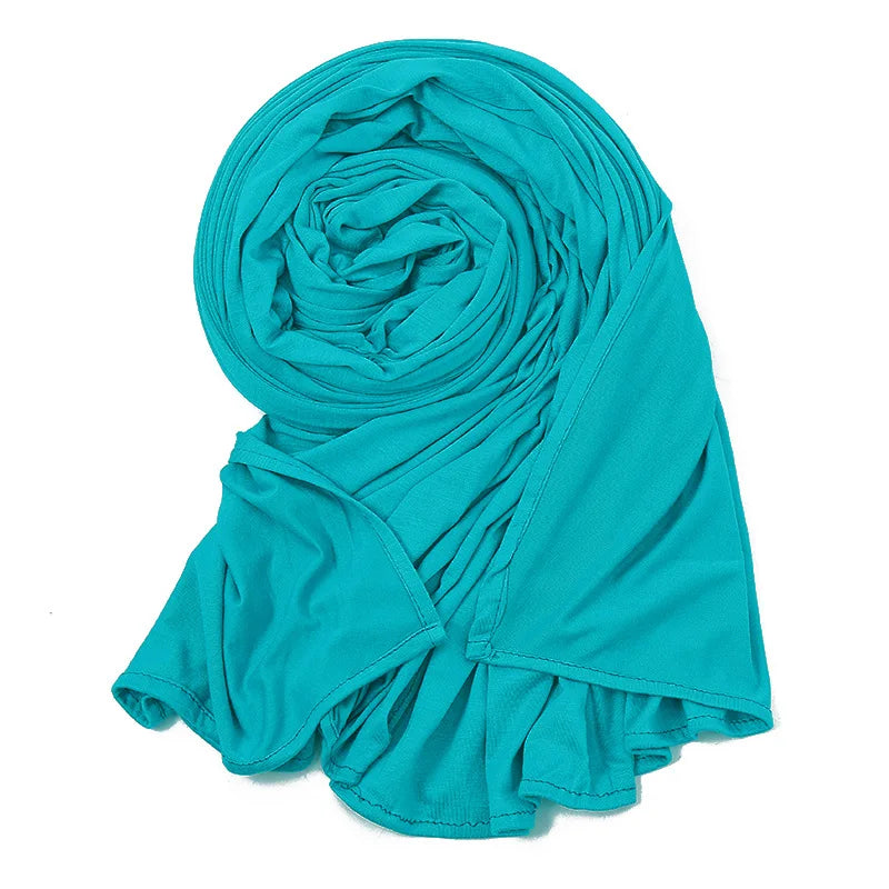 Women's Polyester Head Wrap Quick-Dry Solid Pattern Scarves