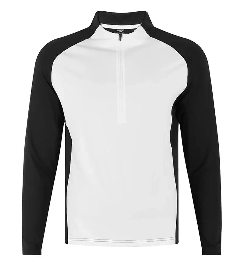 Men's Polyester Full Sleeve Pullover Closure Sportswear T-Shirt