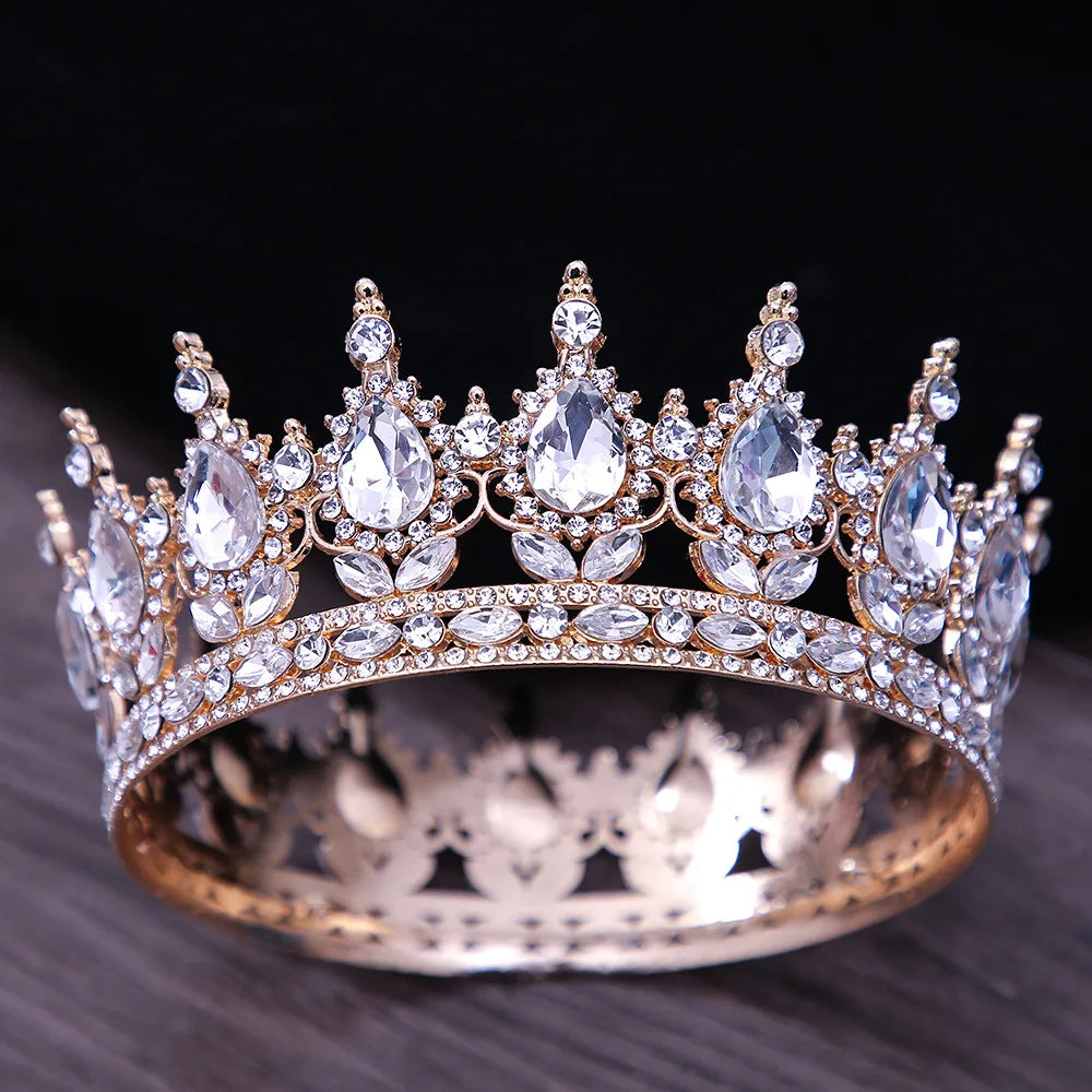 Women's Zinc Alloy Plant Pattern Tiaras Bridal Classic Crown