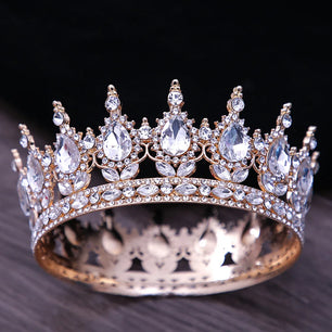 Women's Zinc Alloy Plant Pattern Tiaras Bridal Classic Crown