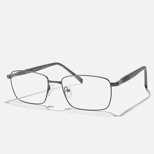 Men's Titanium Alloy Frame Square Shaped Prescription Glasses