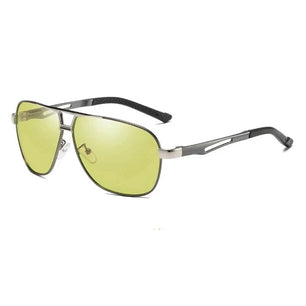 Men's Aluminium Magnesium Frame Polycarbonate Lens Sunglasses