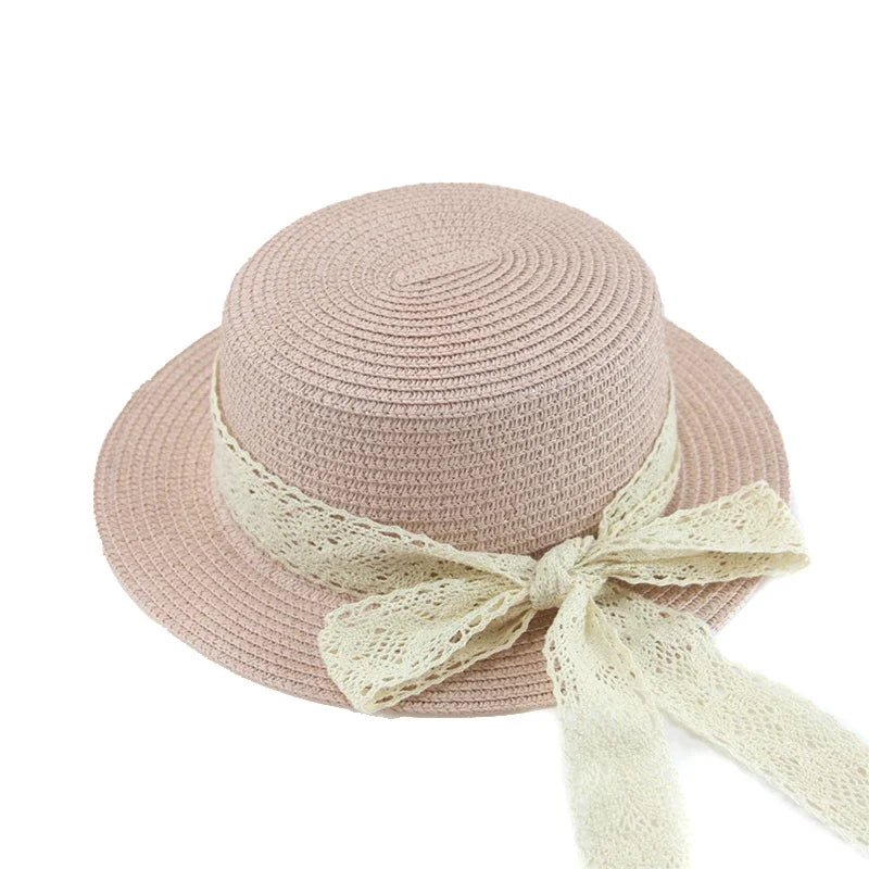 Women's Straw Solid Pattern Glamorous Sun Protection Beach Hat