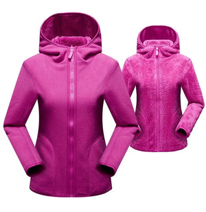 Women's 100% Polyester Full Sleeve Zipper Closure Solid Hoodies