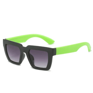 Kid's Plastic Frame Lens Polarized Square Shaped UV400 Sunglasses