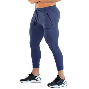 Men's Polyester Drawstring Closure Fitness Sportswear Trousers