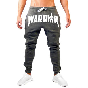 Men's Cotton Drawstring Closure Running Gym Sportswear Trousers