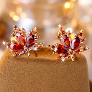 Women's Stone Zircon Trendy Bridal Wedding Vintage Stud Earrings