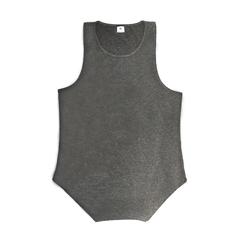 Men's Cotton Sleeveless Gym Fitness Running Workout Plain Tops